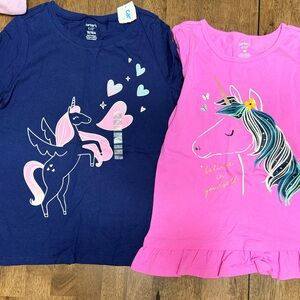 Carter's Navy Kids Tee with Heart Detail